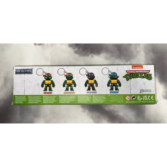 Teenage Mutant Ninja Turtles Metalfigs 2.5" Die-Cast Keychain 4-Pack GameStop - Picture 2 of 3
